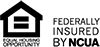 equal housing opportunity logo and federally insured by NCUA logo