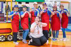 VyStar employees at a volunteer event
